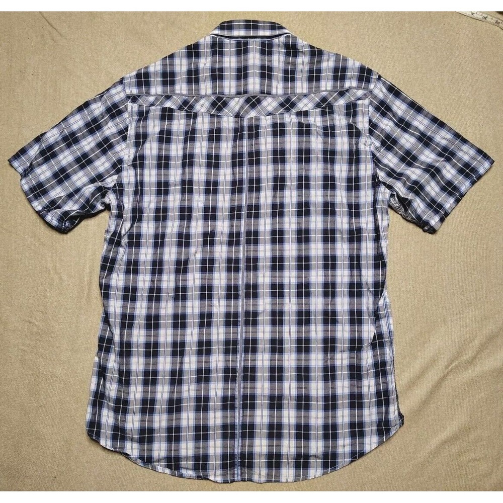 7‎ Diamonds Mens Western Short Sleeve Shirt - XL Slim Fit - Picture 5 of 9